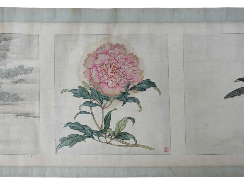 A long handscroll composed of fifteen various paintings - 图23