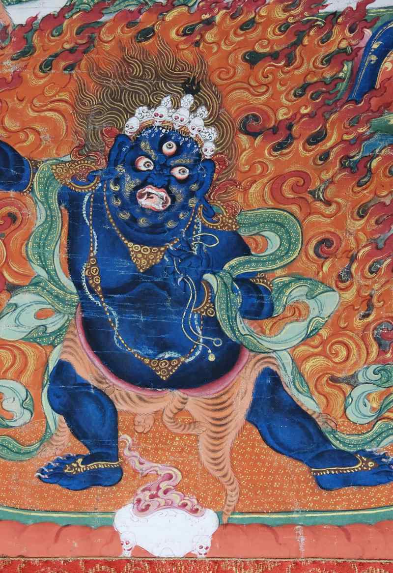 A Thangka of Sahasrabhūja Avalokiteśvara with Mahākāla - 图8