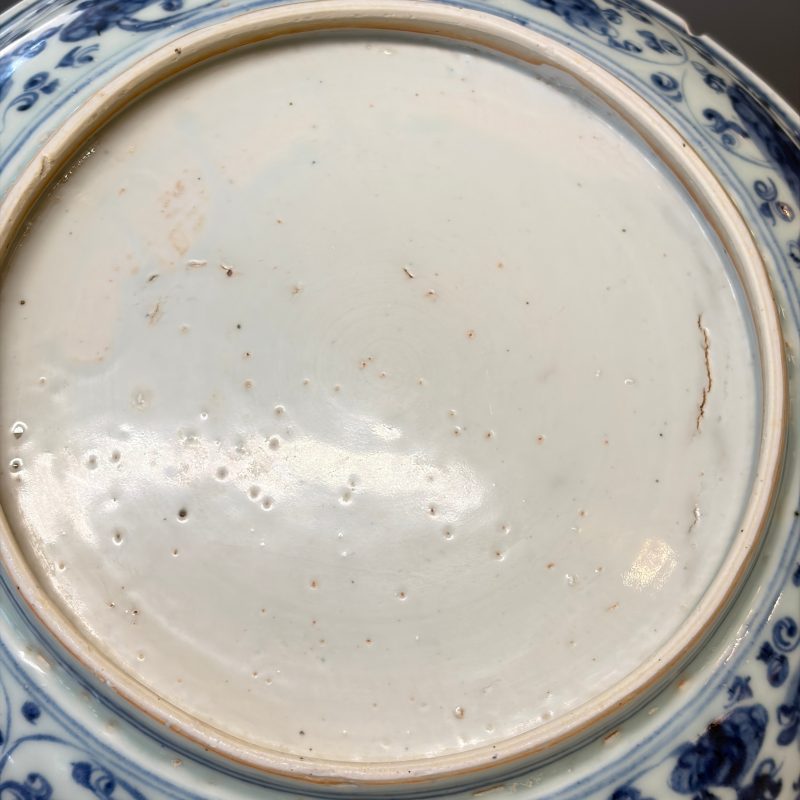 A Chinese blue and white 'Buddhist Lions' dish - 图25