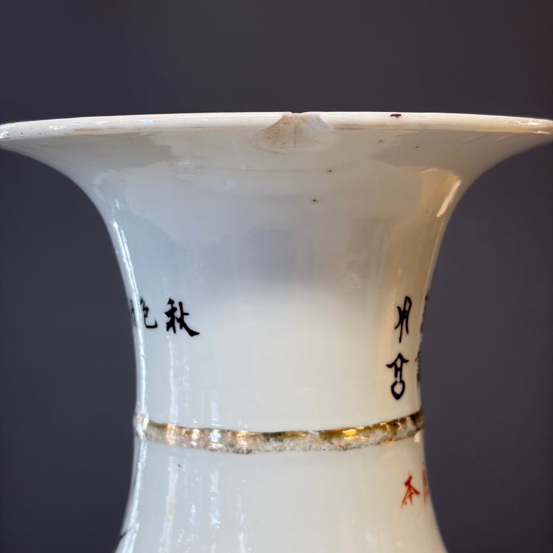 A Chinese famille rose 'Birds Among Flowering Branches' vase - 图14