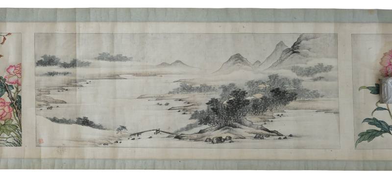 A long handscroll composed of fifteen various paintings - 图25