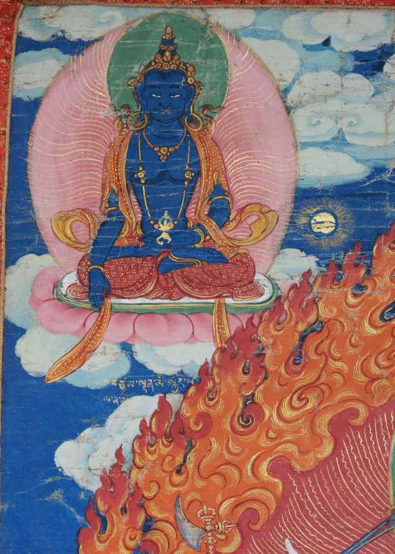 A Thangka of Sahasrabhūja Avalokiteśvara with Mahākāla - 图10