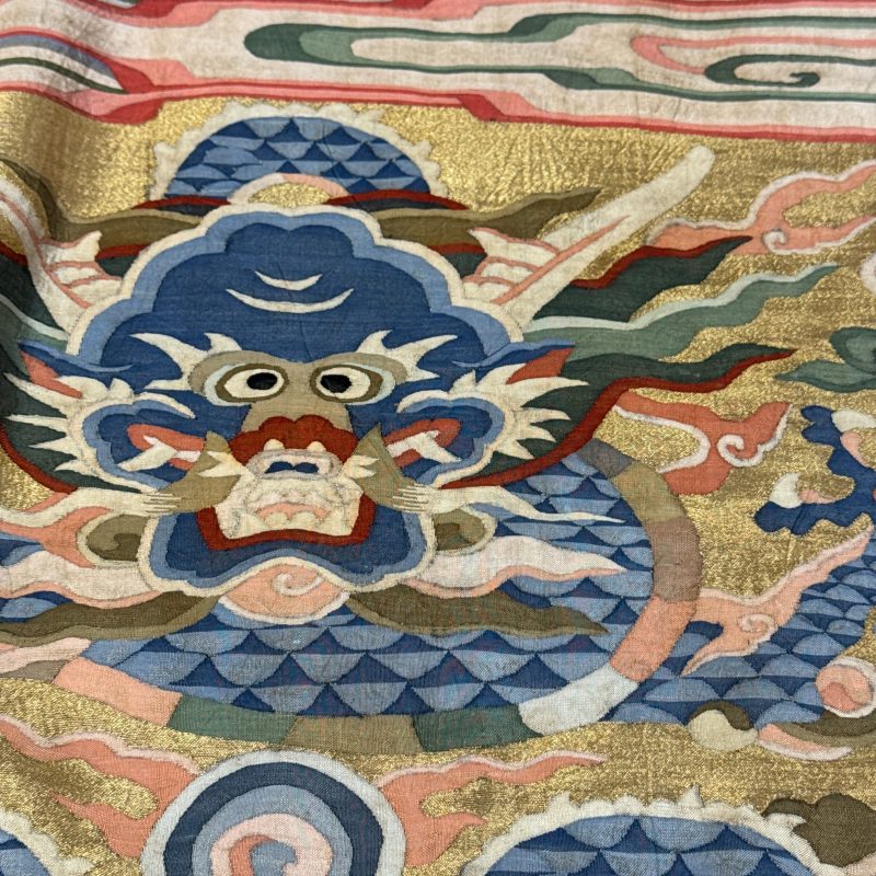 A Chinese kesi 'Deer, Crane and Dragon' panel - 图38
