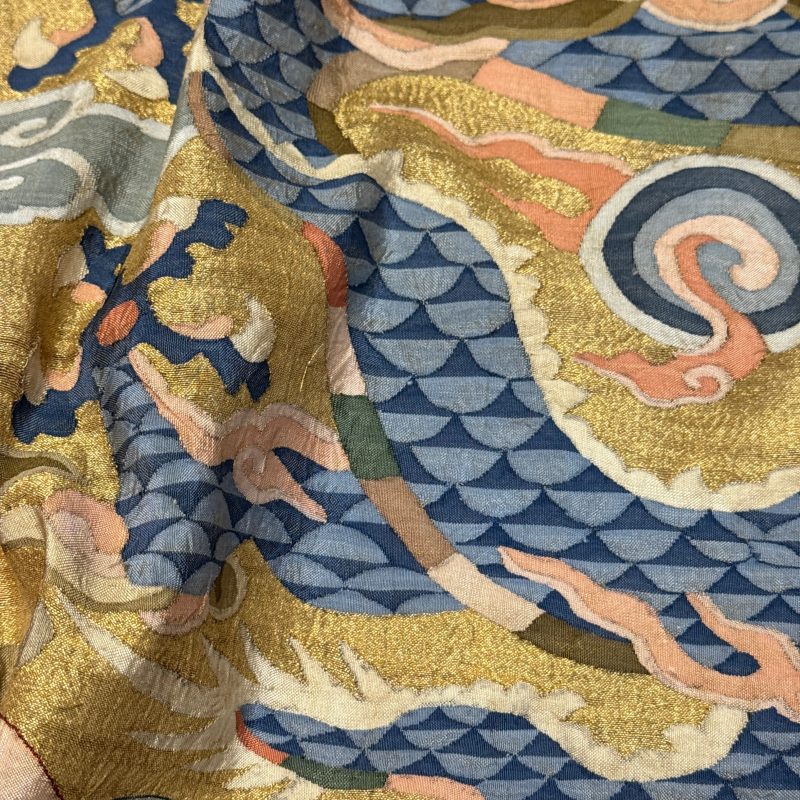 A Chinese kesi 'Deer, Crane and Dragon' panel - 图39