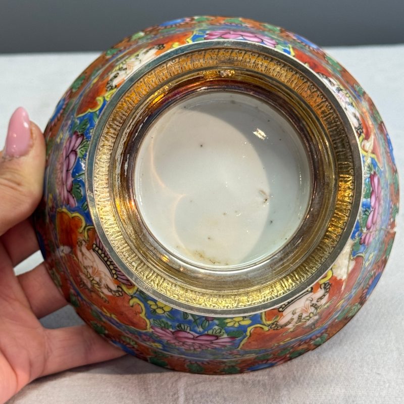 A group of nine Chinese Bencharong wares for the Thai market - 图41