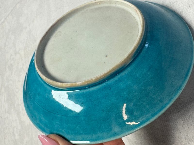 A Chinese turquoise-glazed plate - 图13