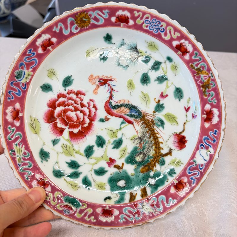 16 Chinese famille rose wares for the Straits or Peranakan market - 图42