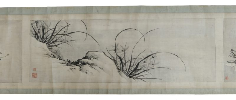 A long handscroll composed of fifteen various paintings - 图12