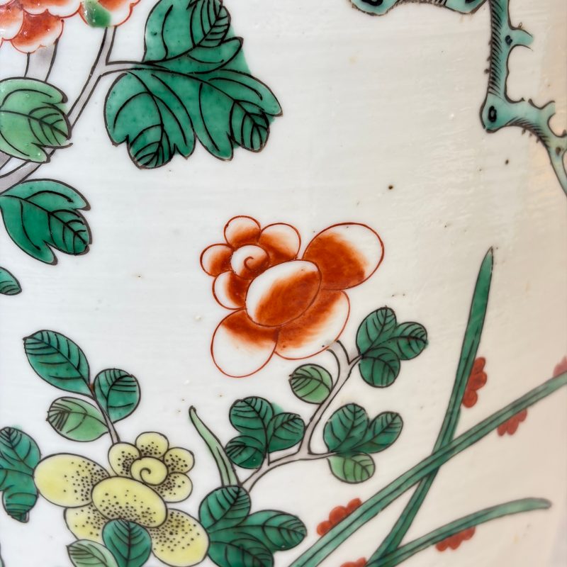 A Chinese famille verte 'Pheasants among Flowering branches' vase - 图18
