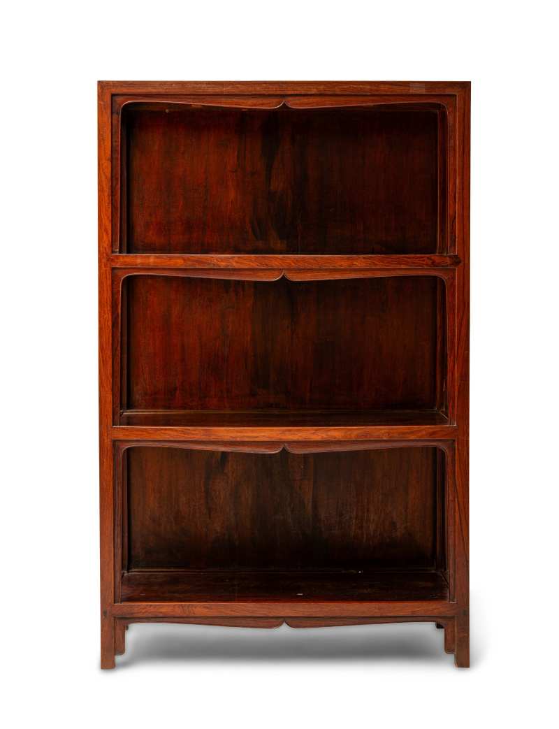 A pair of huanghuali display shelves, Shujia - 图2