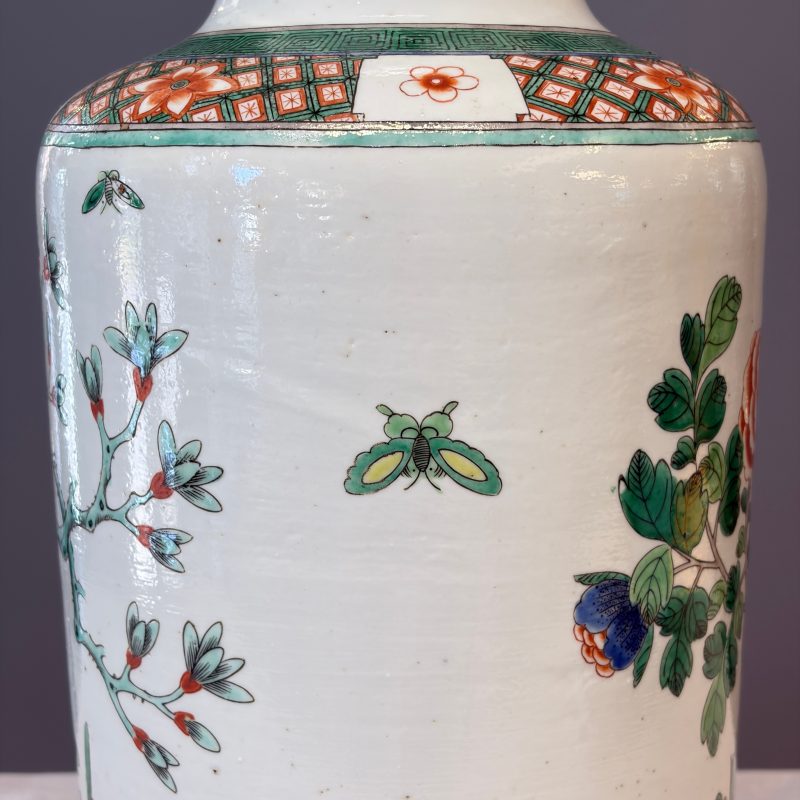 A Chinese famille verte 'Pheasants among Flowering branches' vase - 图21