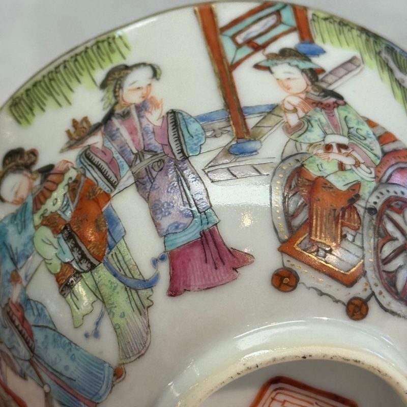 A pair of Chinese famille rose 'Xi Xiang Ji' tea bowls - 图17