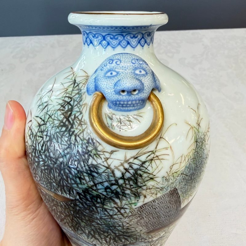 漁樵耕讀 | A set of four Chinese famille rose 'Yu Qiao Geng Du 漁樵耕讀' vases - 图53