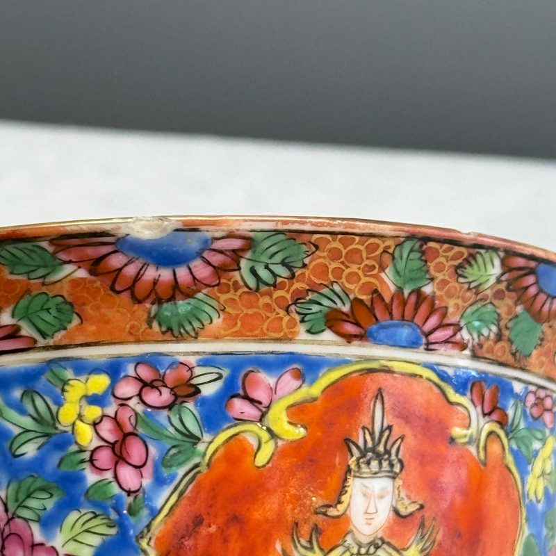 A group of nine Chinese Bencharong wares for the Thai market - 图49