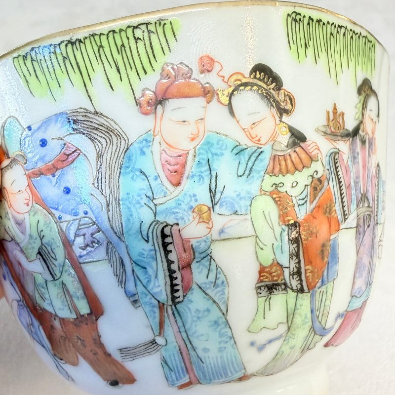 A pair of Chinese doucai bowls with floral design - 图54