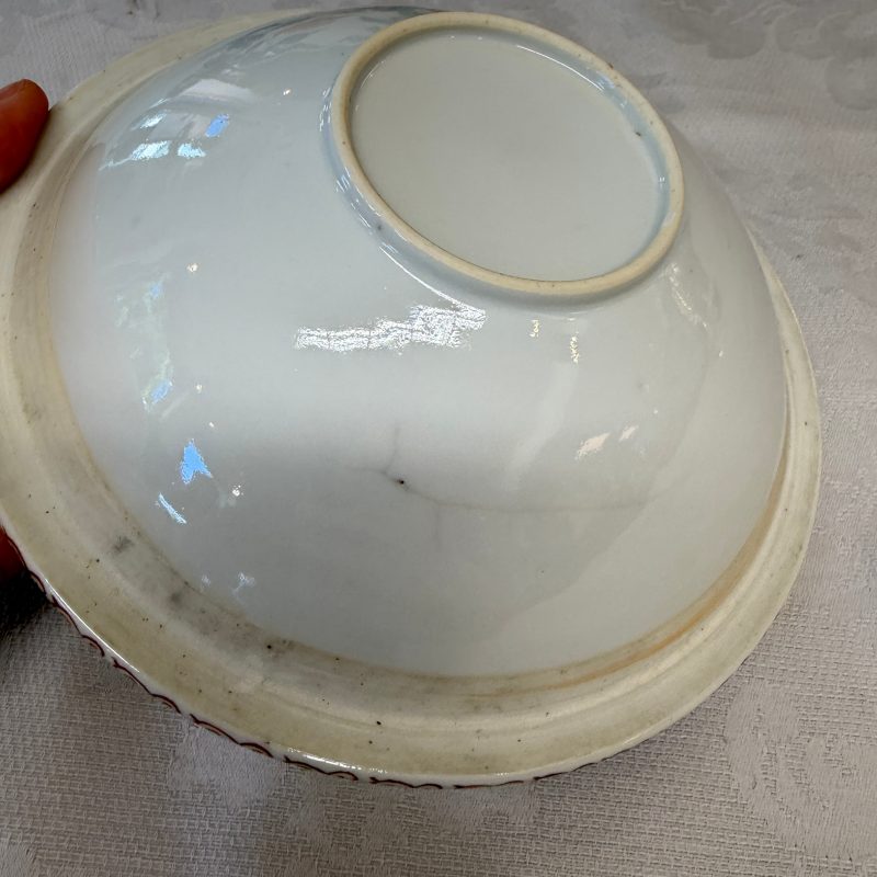 洪福齊天 | A pair of Chinese blue, white and iron-red 'Hong Fu Qi Tian 洪福齊天' warming bowls and covers - 图33