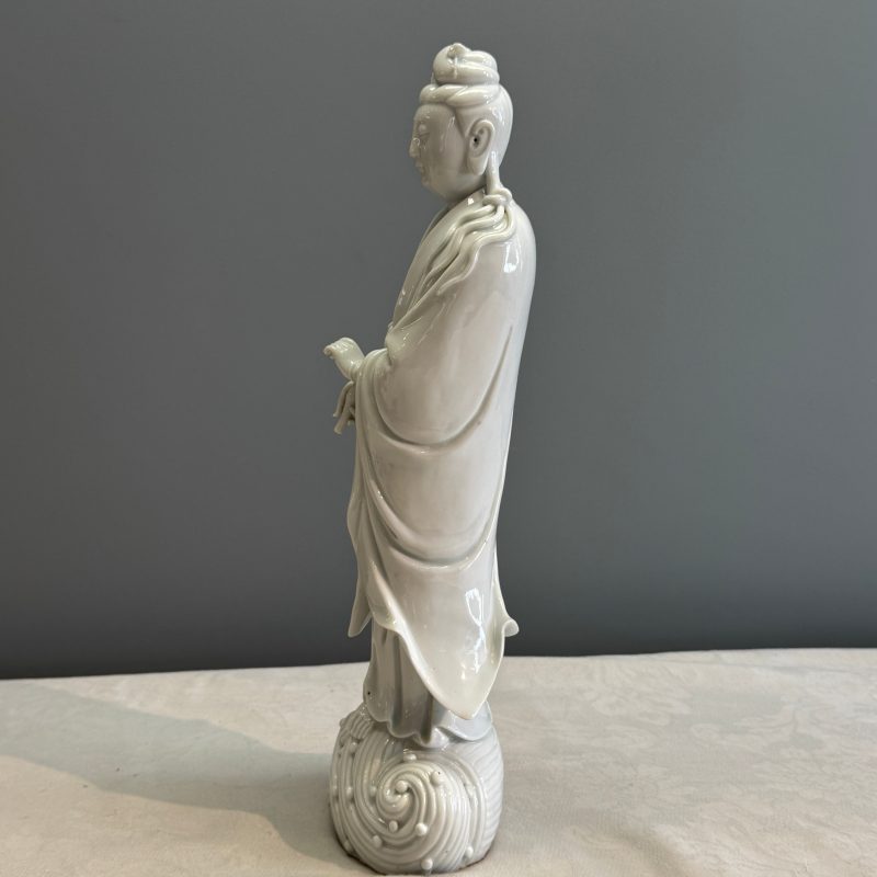 A Chinese Dehua blanc de Chine figure of Guanyin - 图23