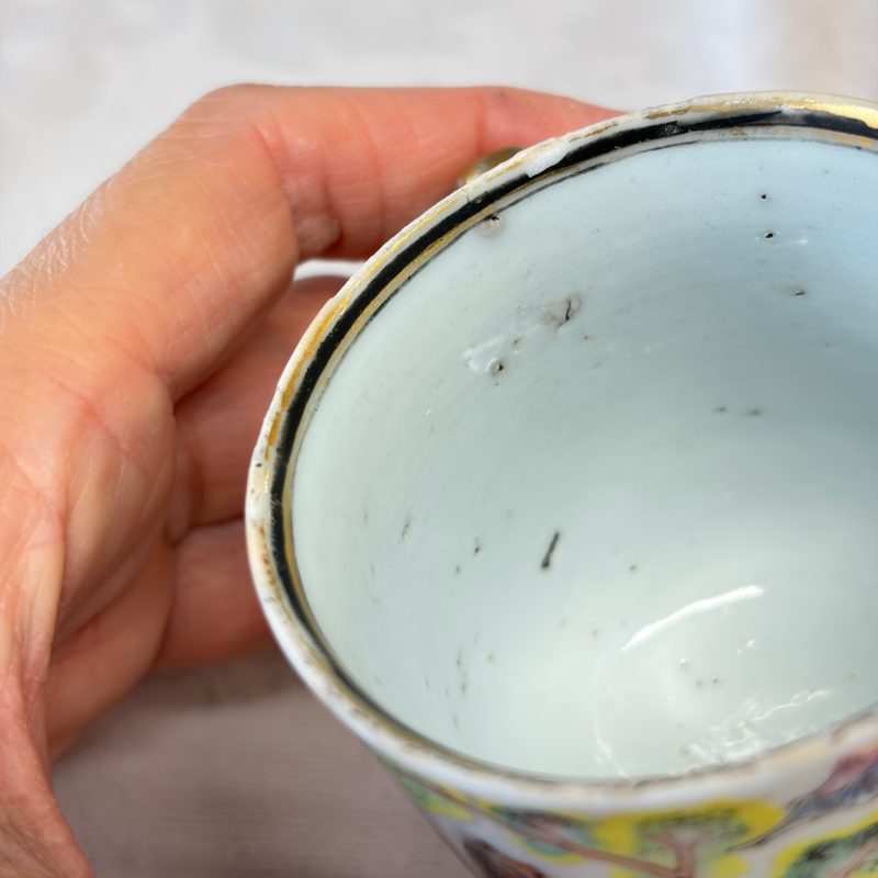 A fine Chinese famille rose cup and saucer with narrative design - 图28
