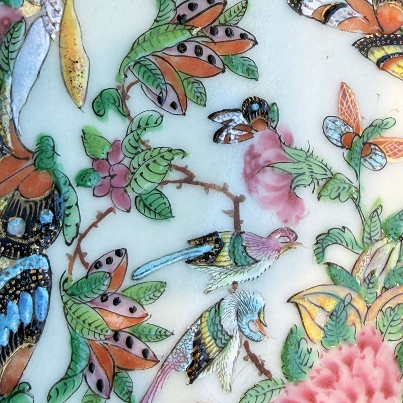 A massive Chinese Canton export famille rose punch bowl with narrative design - 图28