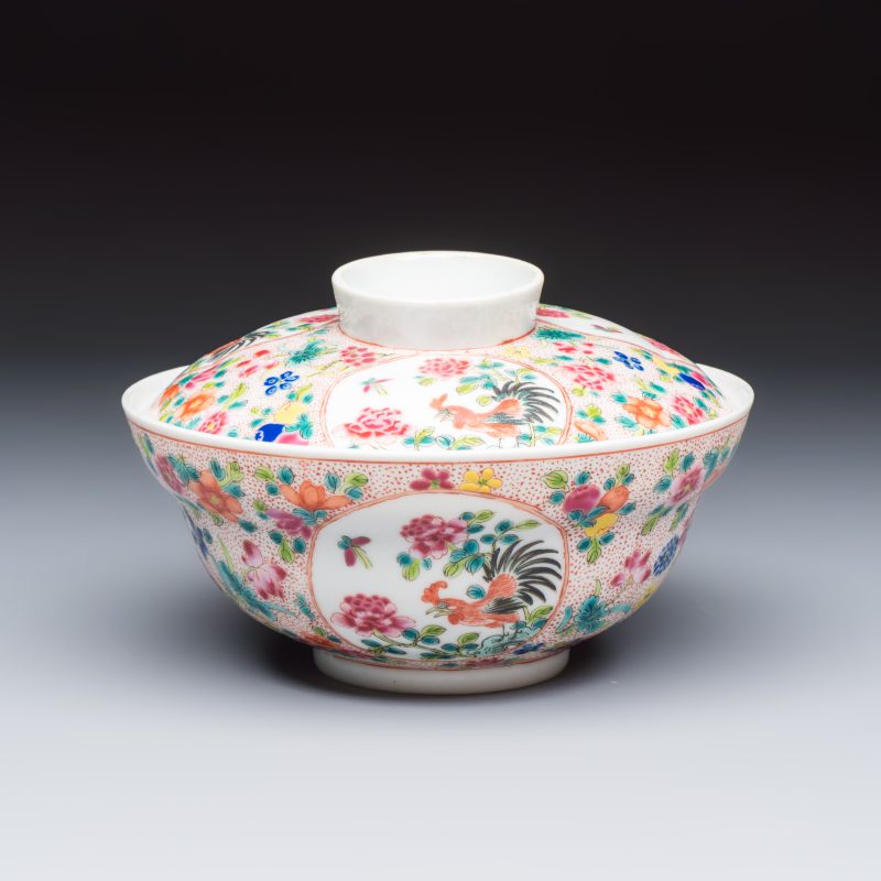 Four Chinese famille rose and polychrome-decorated wares - 图16