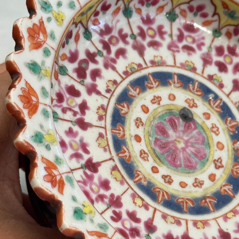A group of nine Chinese Bencharong wares for the Thai market - 图57
