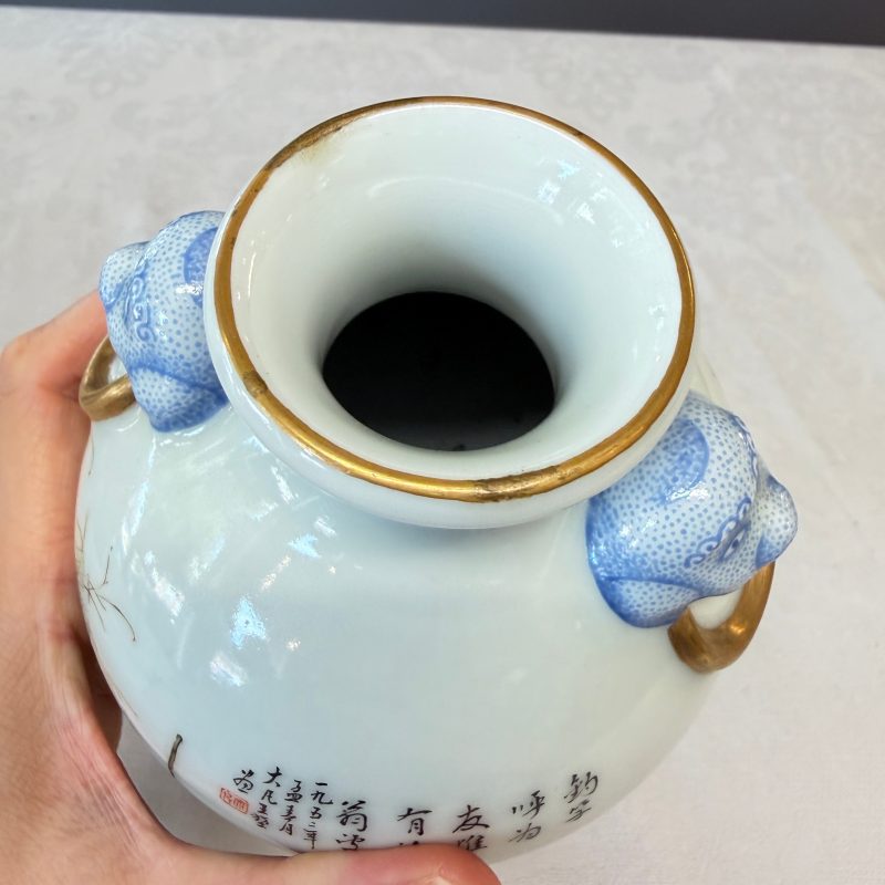 漁樵耕讀 | A set of four Chinese famille rose 'Yu Qiao Geng Du 漁樵耕讀' vases - 图59