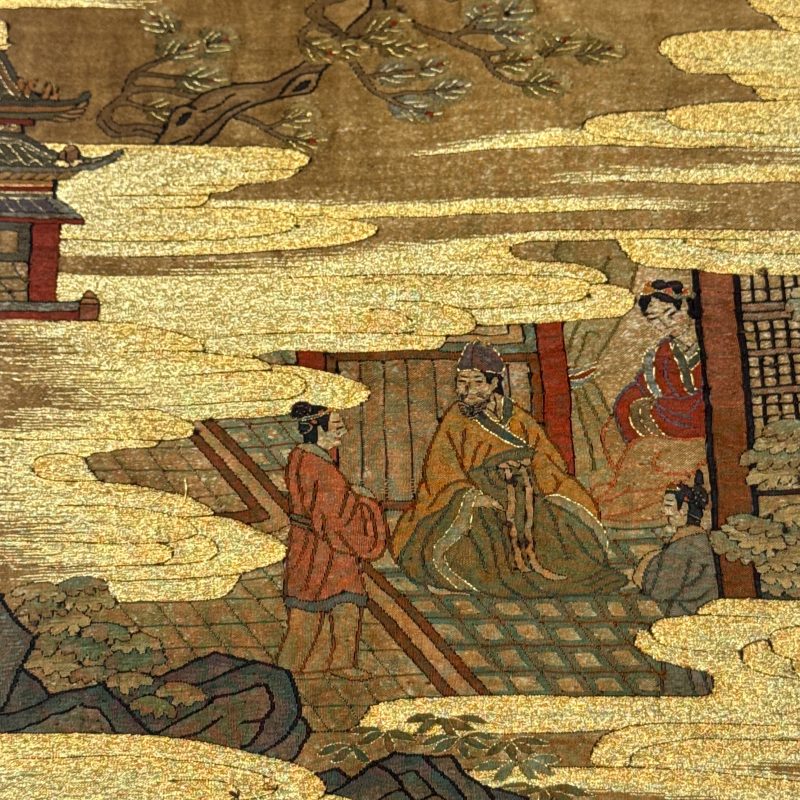 楊貴妃 | A Chinese kesi 'Yang Guifei 楊貴妃' panel - 图12
