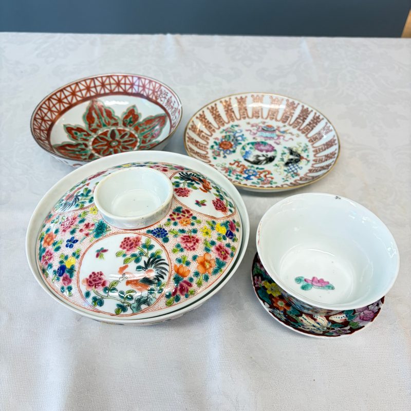 Four Chinese famille rose and polychrome-decorated wares - 图20