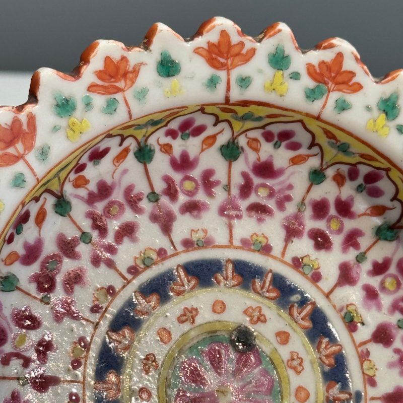 A group of nine Chinese Bencharong wares for the Thai market - 图58