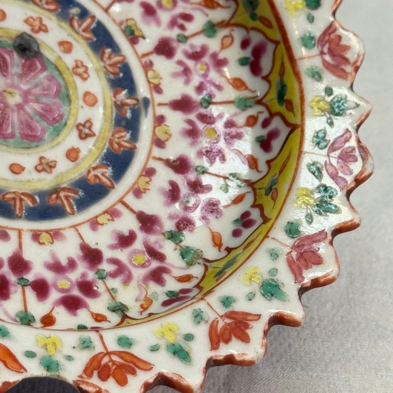 A group of nine Chinese Bencharong wares for the Thai market - 图59