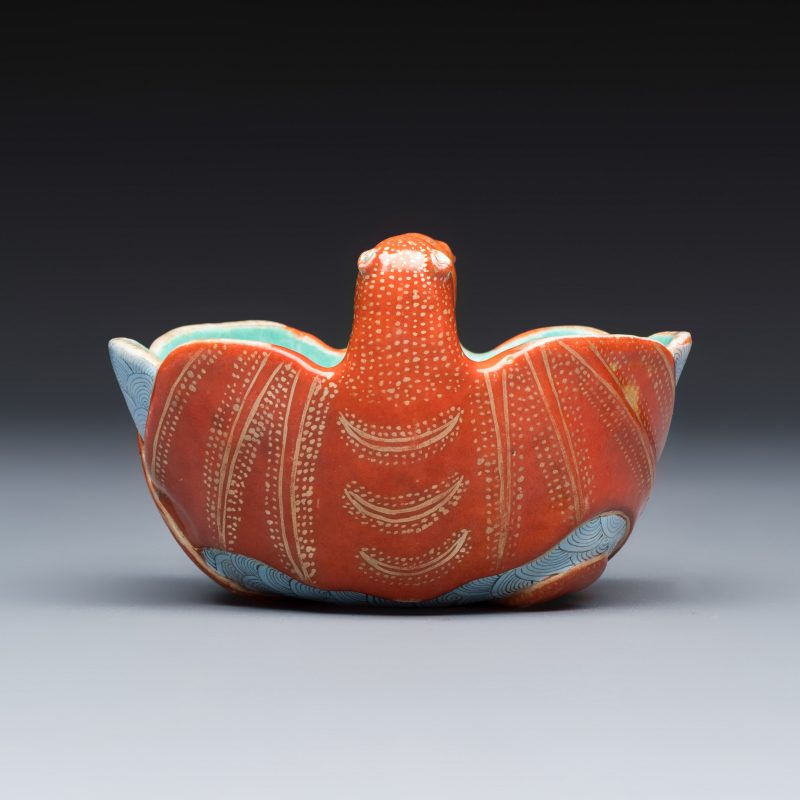 A Chinese famille rose 'Double Bats' cup - 图3
