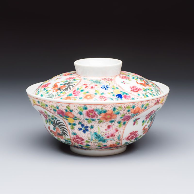 Four Chinese famille rose and polychrome-decorated wares - 图19