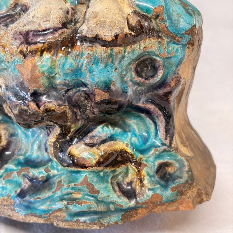 A Chinese Fahua-glazed stoneware model of Guanyin - 图25