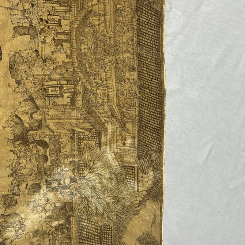 清明上河圖 | A Chinese brocade 'Qing Ming Shang He Tu 清明上河圖' panel - 图5