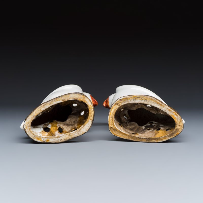 Three pairs of Chinese white-glazed birds - 图19