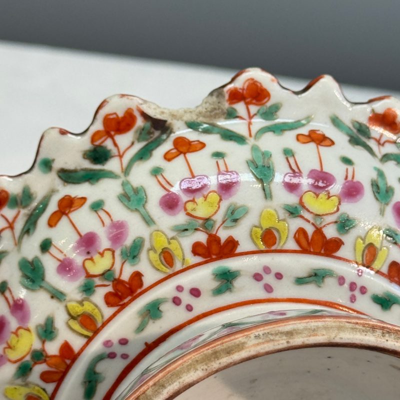 A group of nine Chinese Bencharong wares for the Thai market - 图63