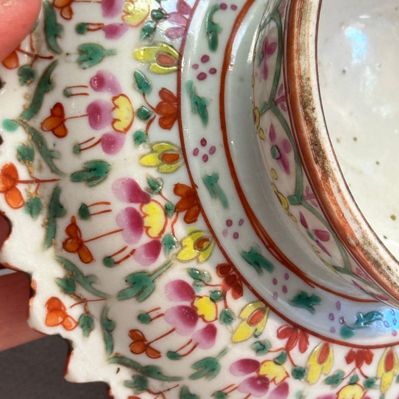 A group of nine Chinese Bencharong wares for the Thai market - 图62