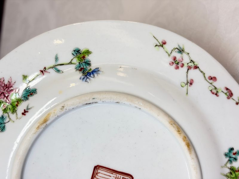 A Chinese famille rose 'Twelve Flower Goddesses' plate - 图13