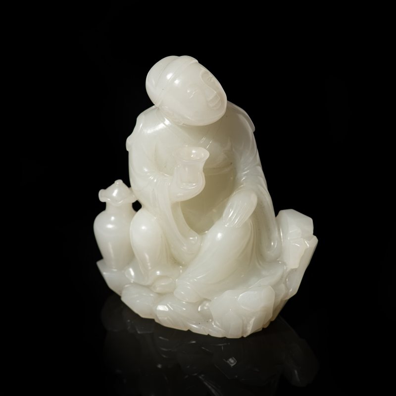 An exceptional white jade figure, Qianlong mark and of the period (1736-1795) - 图10