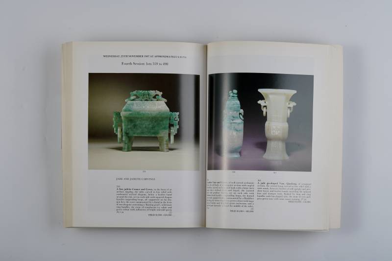 香港苏富比1987年：《重要中国瓷器、工艺品、玉雕及翡翠首饰》 - 图15