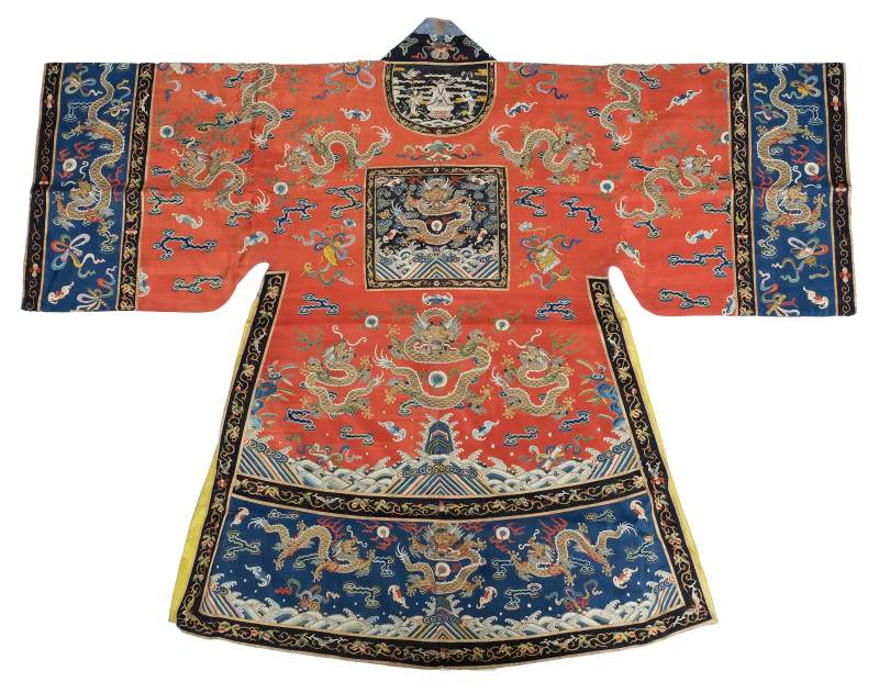 A Chinese silk kesi Taoist priest’s robe, Daopao - 图2