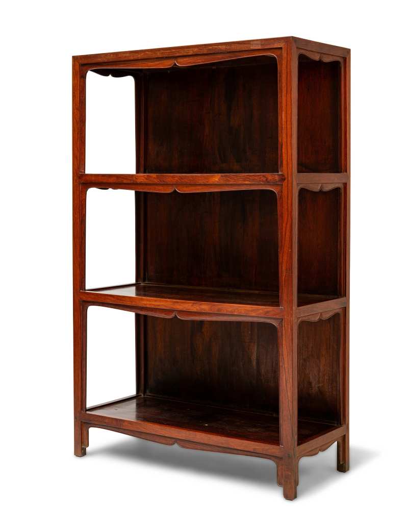 A pair of huanghuali display shelves, Shujia - 图3