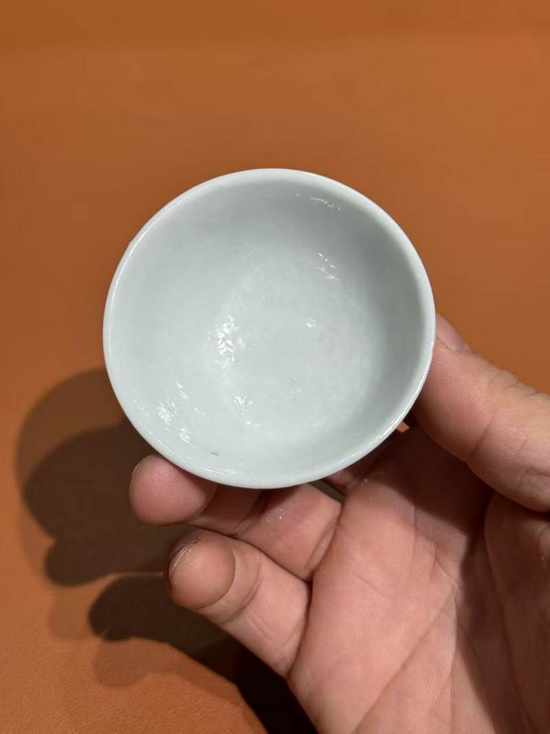 清光绪 青花折枝花卉纹小杯 - 图8