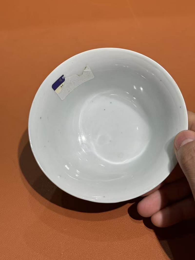 清康熙 青花百财图碗 - 图6