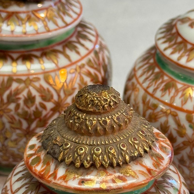 A group of nine Chinese Bencharong wares for the Thai market - 图70