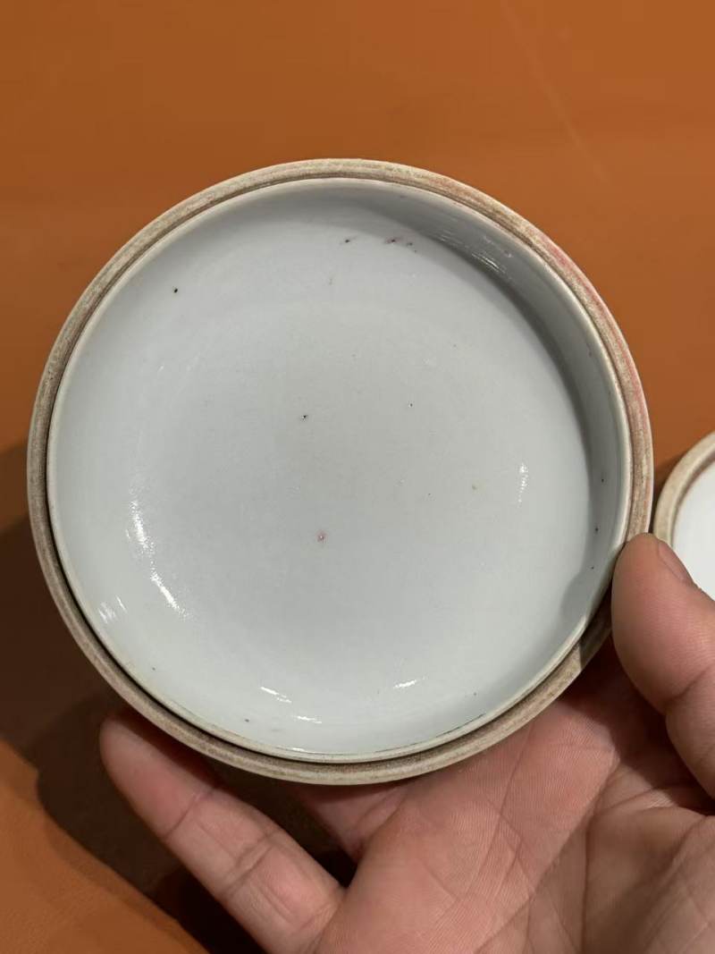 清咸丰 青花龙纹盖盒 - 图7