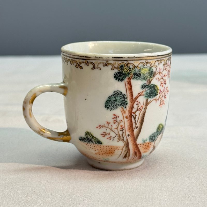 Three fine Chinese famille rose export porcelain cups - 图13