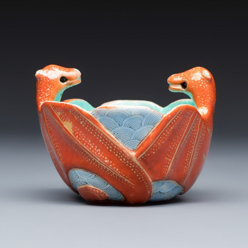 A Chinese famille rose 'Double Bats' cup - 图4