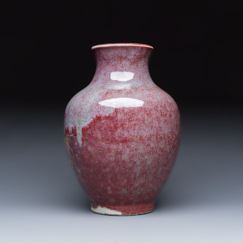 A Chinese flambé-glazed vase - 图2