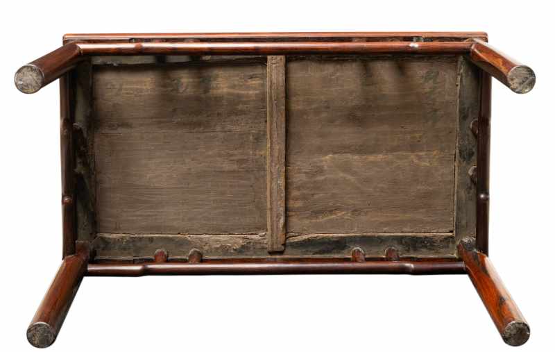 A hongmu corner-leg low bench - 图4